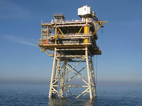 image of york oil platform