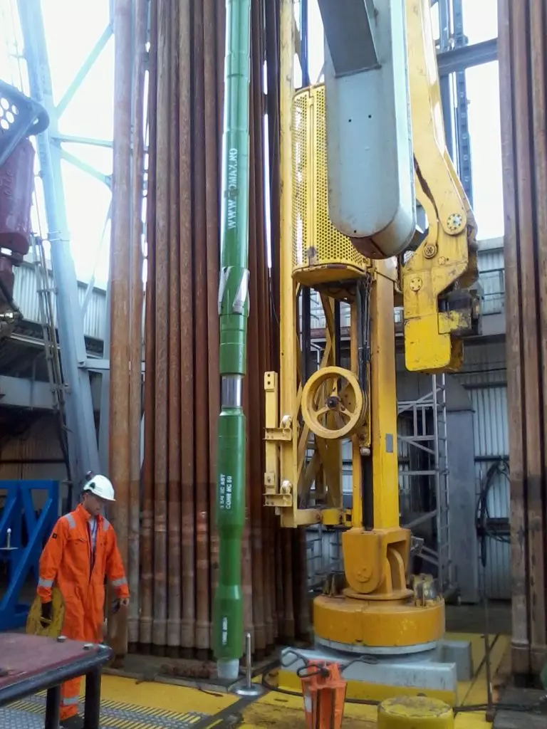 image of employee maintaining ast drill
